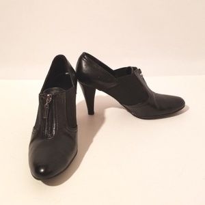 Impo Womens Black Stretch Heels Shoes Size 6M